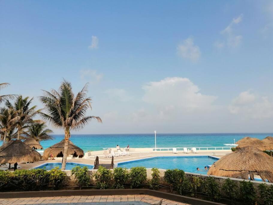 Confortable Depa En Condominio Frente Al Mar! Cancun Exterior photo